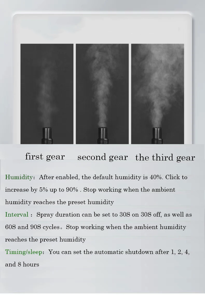 Title 5, 2.5L Ultrasonic Humidifier Atomizer Water Tank ...