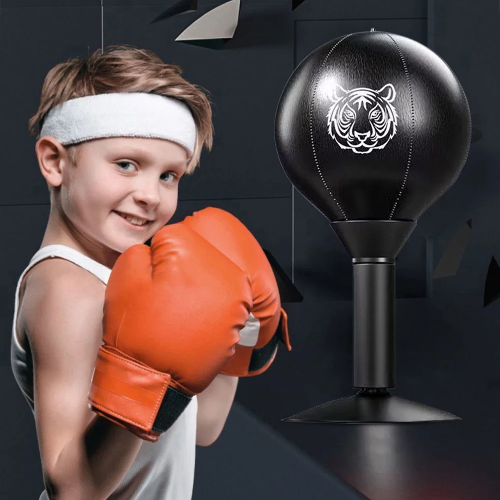 Desktop Boxing Punching Bag Heavy Duty Stress Relief Boxing Bag Suction Cup Stress Buster Kids Adults