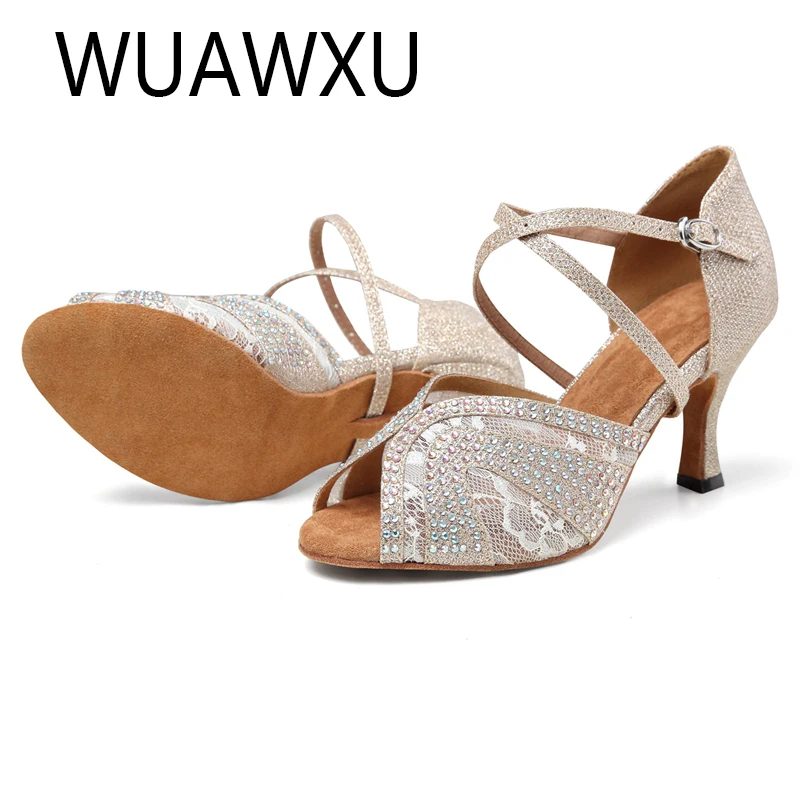 NATASHA Latin dance shoes Women's dance shoes Reese dance party performance heels 5-10cm 3