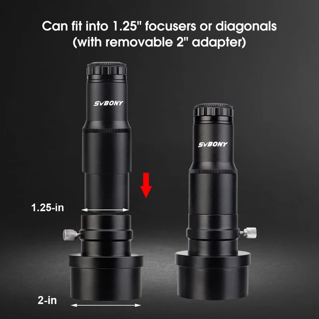 Gosky 1.25インチ望遠鏡接眼レンズセット& 2 xマルチコートBarlow lenstelescopeアクセサリキット 並行輸入品 | Gosky 1.25 可変望遠鏡 カメラアダプター プライムフォーカス
