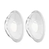 2pcs Wearable Milk Saver for Breastfeeding Manual Breastmilk Collector Silicone Breast Shell Milk Catcher 1