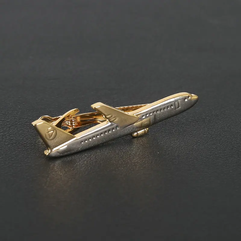 Stainless Tie Clip For Men Classic Metel Tie Pin Copper Bar Quality Enamel Collar Pin Crystal Business Corbata tie clips