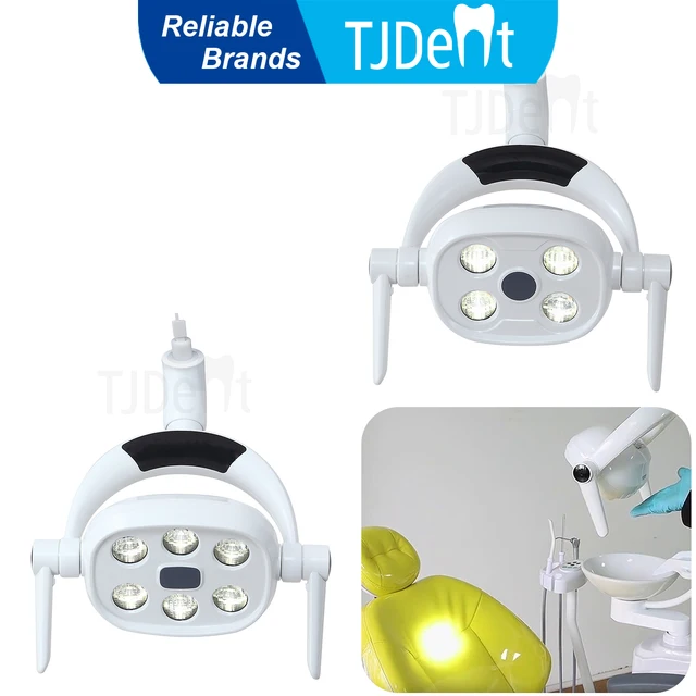 TJDent Dental Oral Lamp Cold Lamp LED Light with Sensing Function Dentist Chair Unit Surgical Lighting Dentistry Equipment