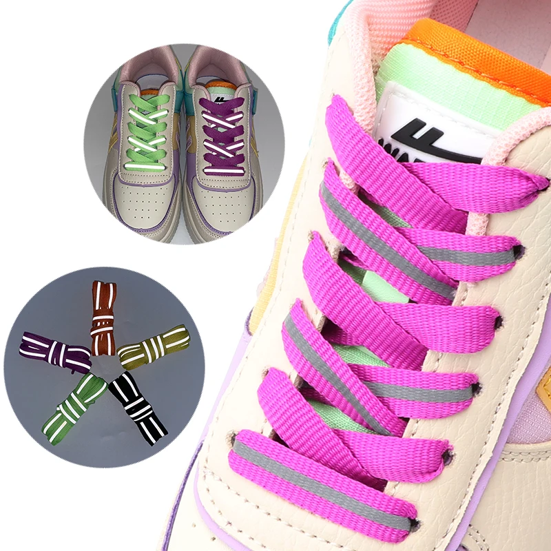 3m Flat Reflective Shoe Laces Luminous Glowing In The Dark Shoelace  Luxurious Fluorescence Shoelaces For Sneakers Shoestrings - Shoelaces -  AliExpress