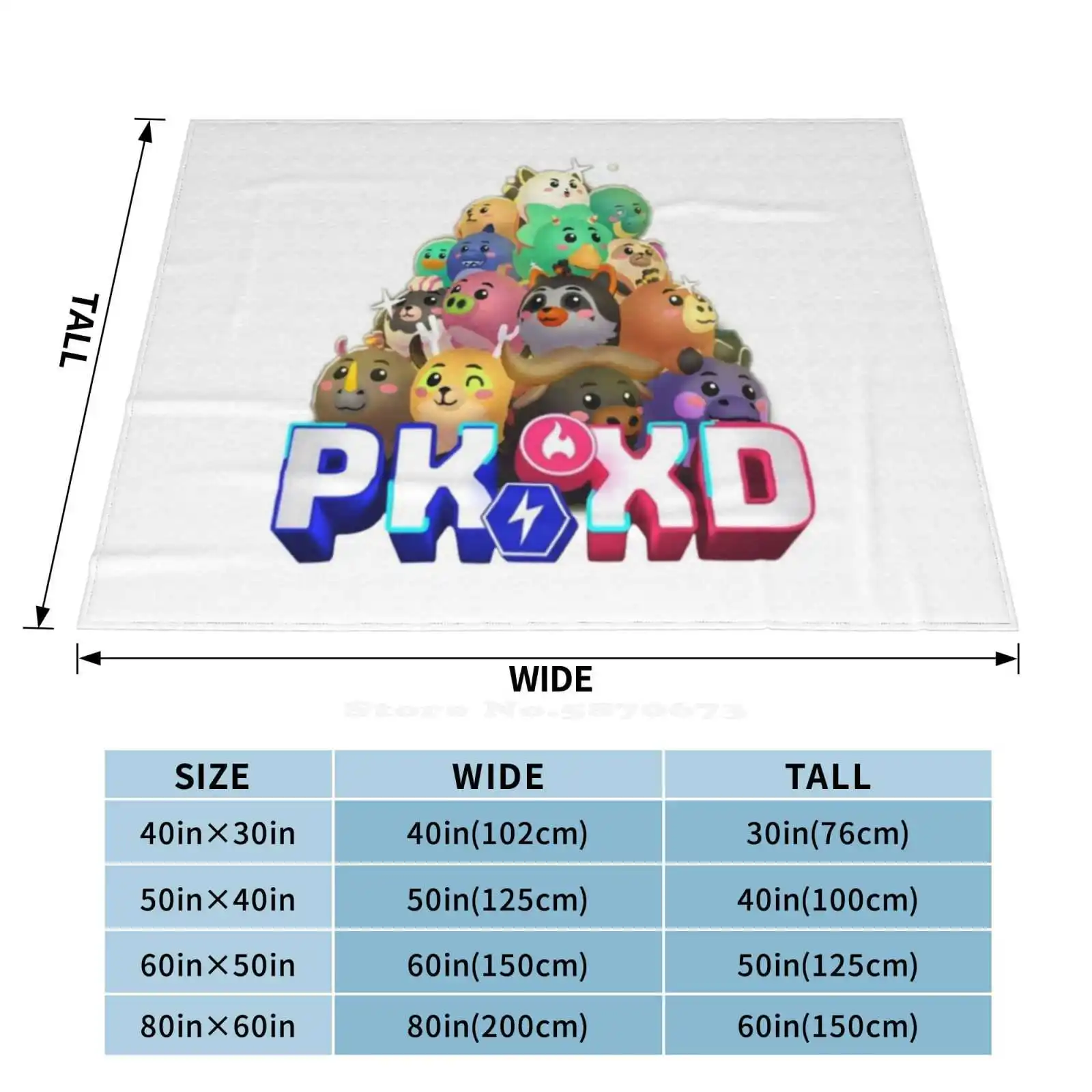 Pk Xd Animals New Selling Custom Print Flannel Soft Blanket Pkxd Pk Xd Mobile Games Kids Boys Girls Cool Children Dreams Teens 3