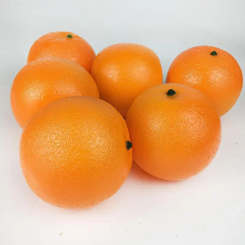 Artificial Orange Fruit Decorations - Set of 2/4/6 for Home and Event Decor【Homeclub】