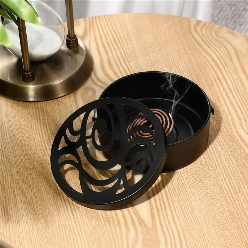 Mosquito Coil Holder Iron Mosquito Coil Case Burner Mosquito Incense