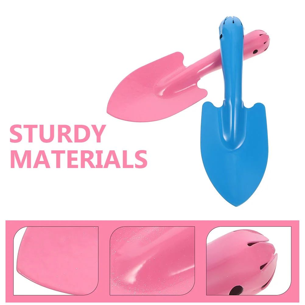 작은 원예 다리미 정원 핸드 심기 스페이드 흙손, 정원용 4 개