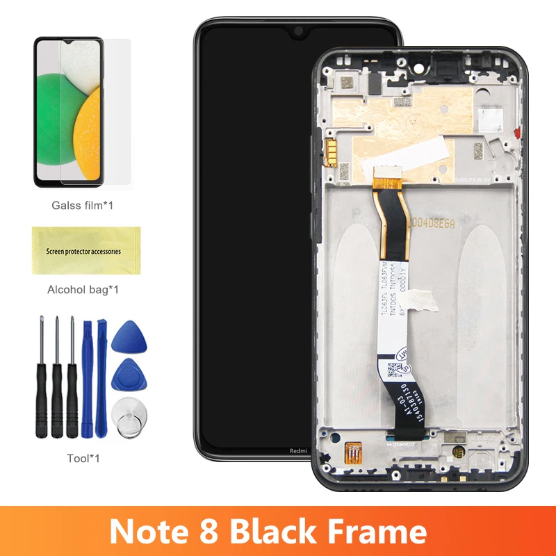 Écran De Remplacement Pour Redmi Note 8 Pro - Complet (sans Châssis) - Neuf - Noir