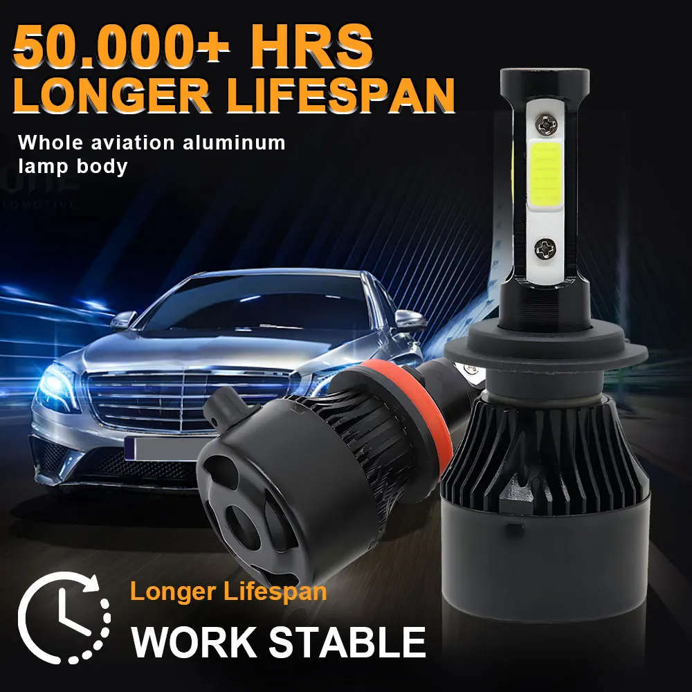

Автомобильные фонари X7, задние фары, 4 стороны, 360 градусов, H11 9006