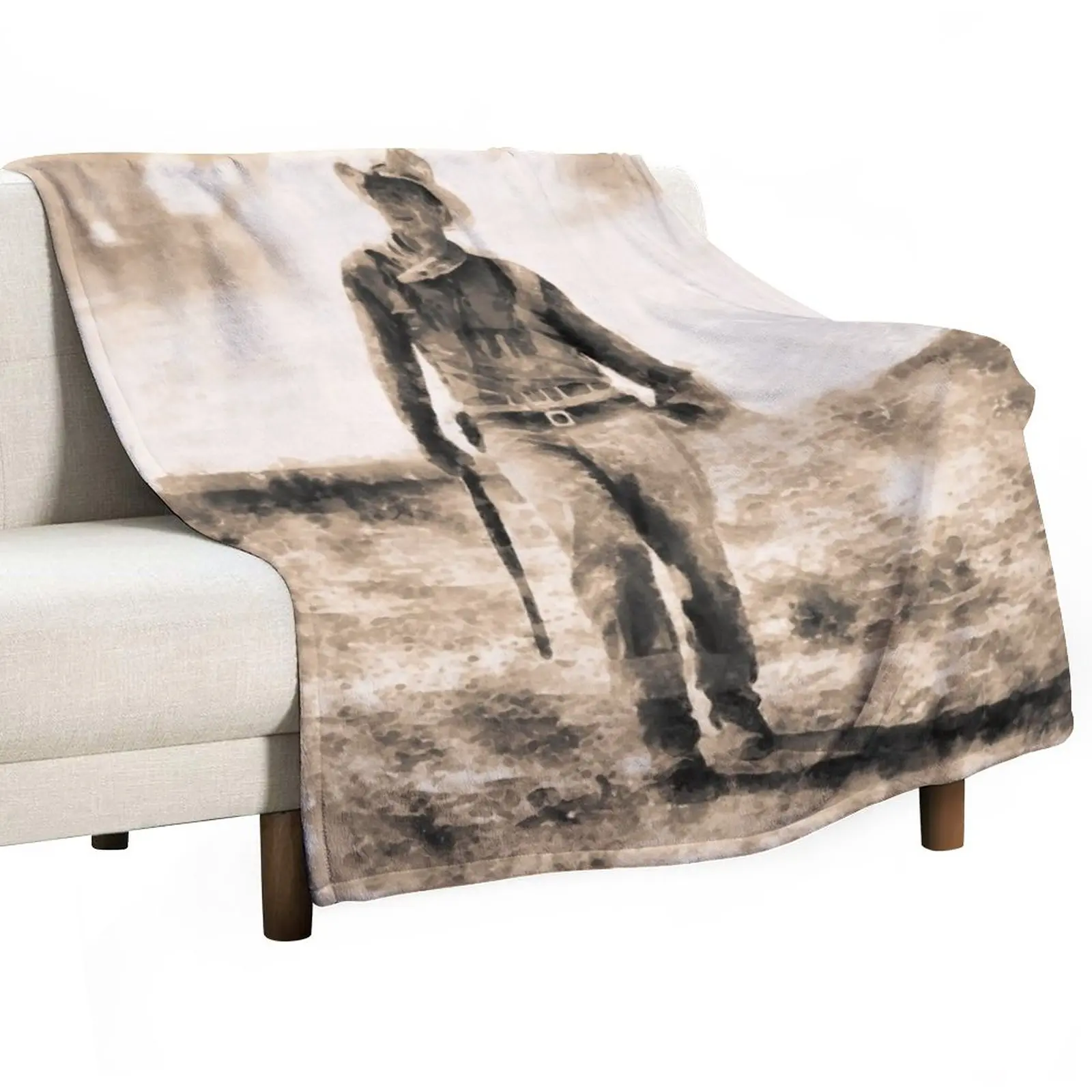 

John Wayne Throw Blanket funny gift Decoratives Blankets