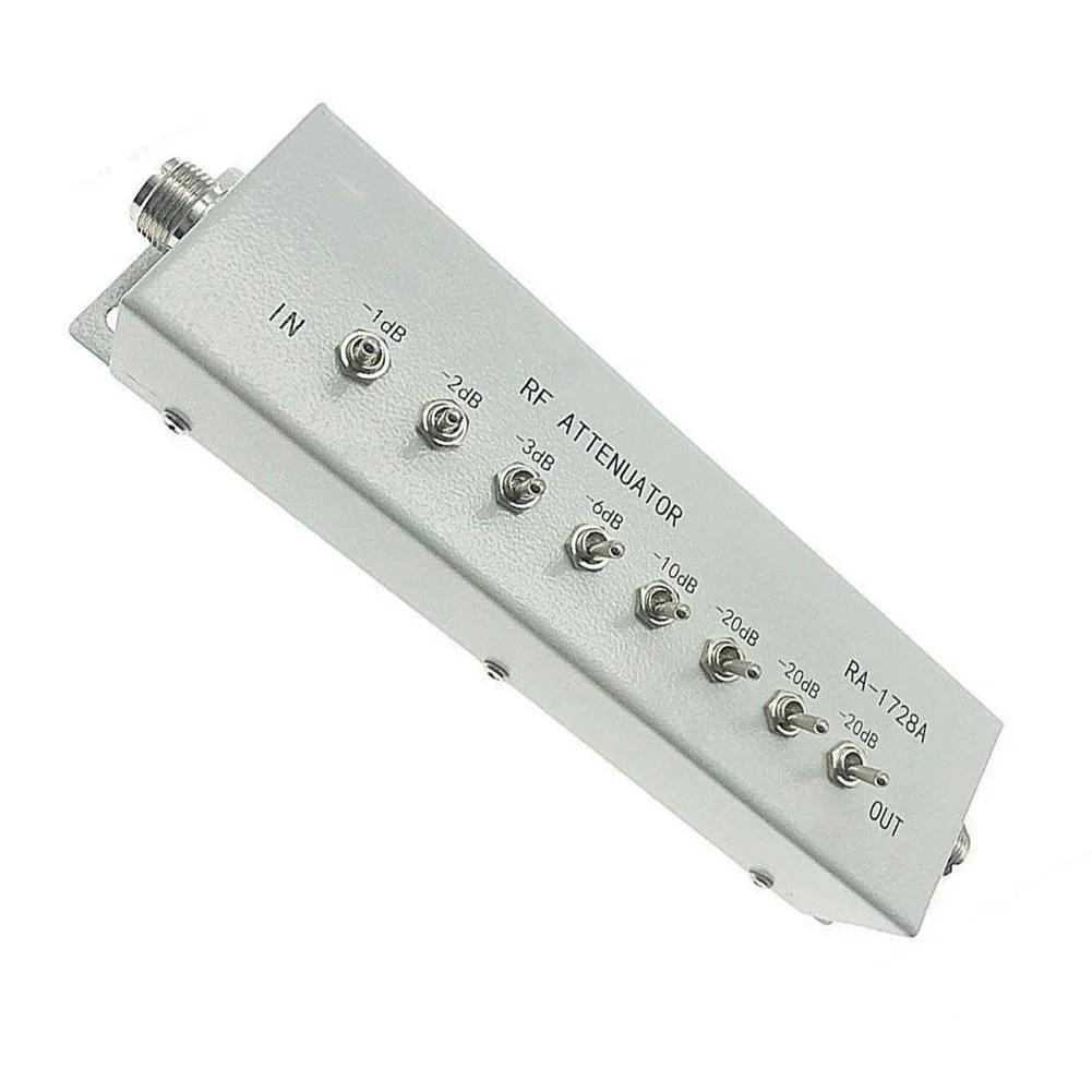 아마추어 무선 송신기용 가변 스텝 감쇠기, 고주파 금속 감쇠기, 견고한 디자인, 0 82DB, 50 OHM