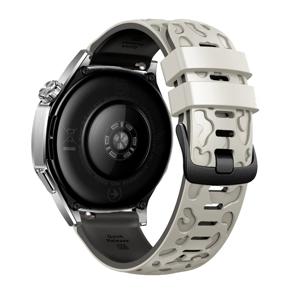 22mm Silicone Watch Strap - Durable Soft Replacement Band