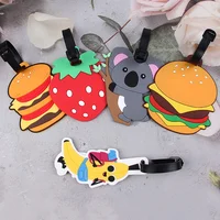 Travel Accessories Creative Baggage Boarding Tags Luggage Tag Animal Cartoon Silica Gel Suitcase ID Addres Holder Portable Label 1