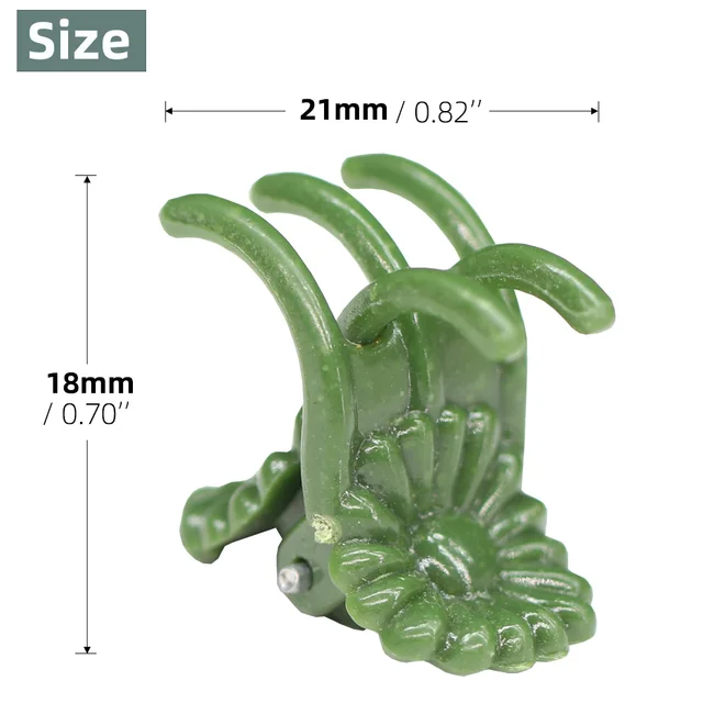 Újrafelhasználható, Erős, 5 Karmos Phalaenopsis Orchidea Növényi Klipek Állítható Bilincsek A Mászó Virágtámasztó Szárához Rögzítve Téthez - Image 2