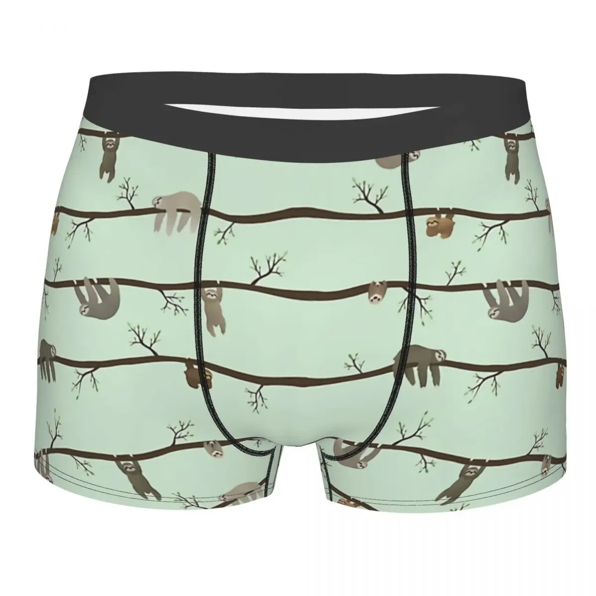

Sloths Pattern Underpants Breathbale Panties Man Underwear Ventilate Shorts Boxer Briefs