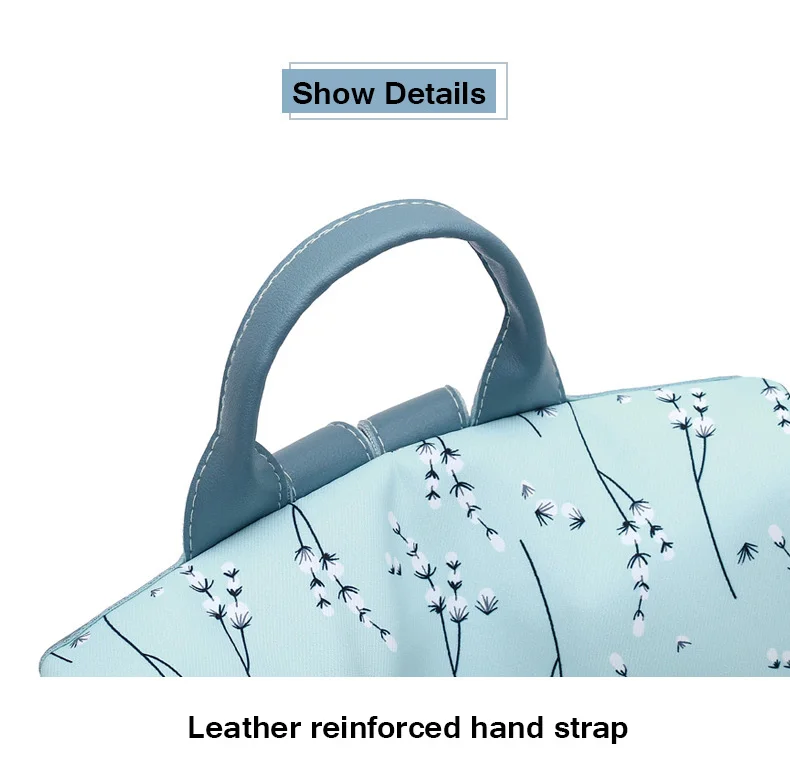 Fashion Flower Print Women Backpack Female Anti-theft Backpacks Casual Ladies School Bag High Quality Large Capacity Backpack