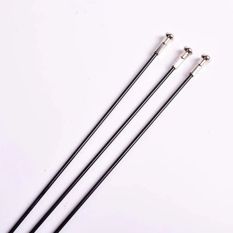Bike Stainless Steel Spokes J Bend with Nipples 14G 304 12mm 82mm-298mm 36Pcs