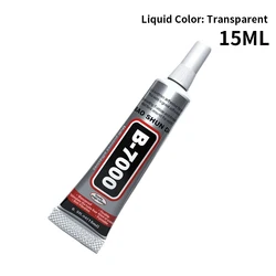 Versatile Home DIY Adhesive for Repairs - Glass, Plastic, Toys, Watches, and More (B7000 15ML 1PC)