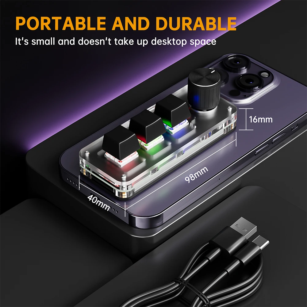 【New-store】 Mini Customized Mechanical Keyboard Bluetooth-Compatible ...