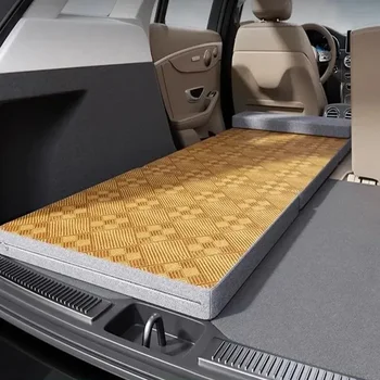 Car Travel Bed Nap Mattress Pillow Camping Bed Office Rest Mat Car Rear Sleeping Pad Portable Single Sponge Mattress