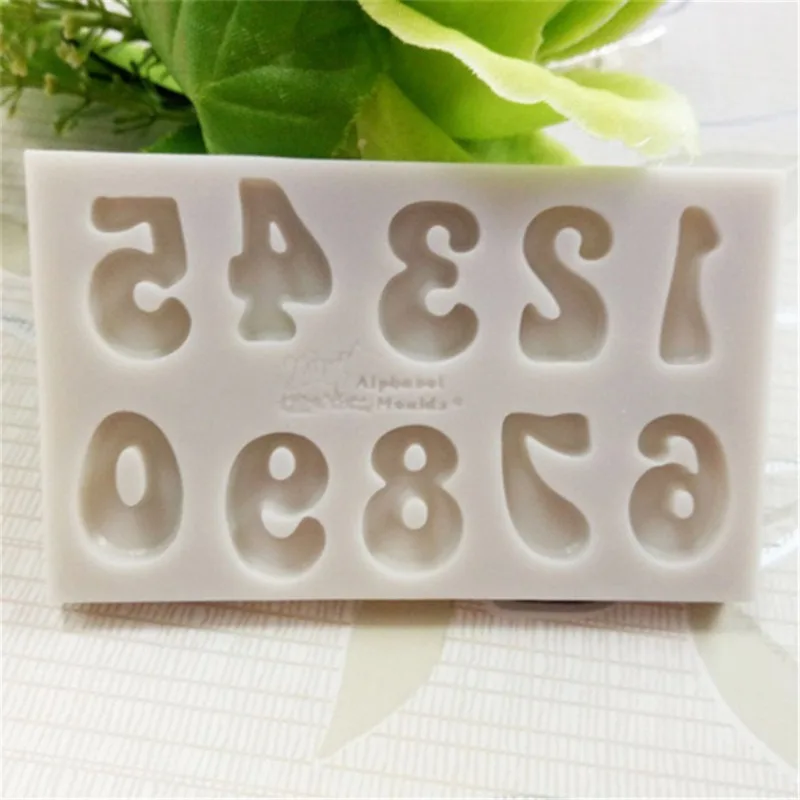3D Letter Number Silicone Fondant Molds Chocolate Cake Molds Cake Decorating DIY Tools Jelly Cookies Baking Printing Mould 2024