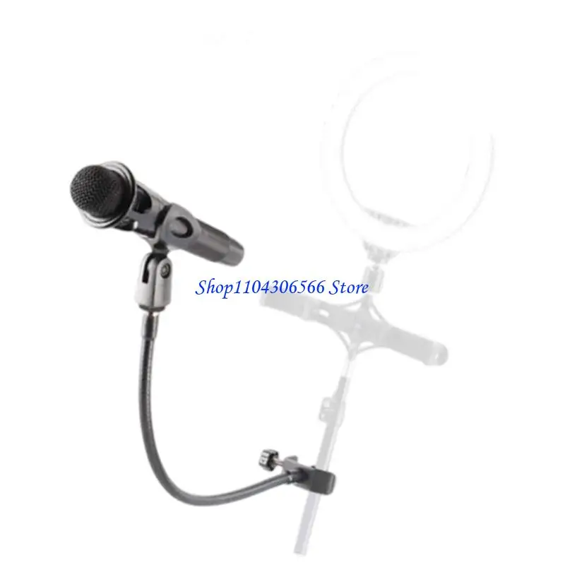 02DD 다양한 설정에서 안전한 장치 고정을 위해 360도 조절 가능한 회전을 지원하는 확장형 마이크 ??스탠드
