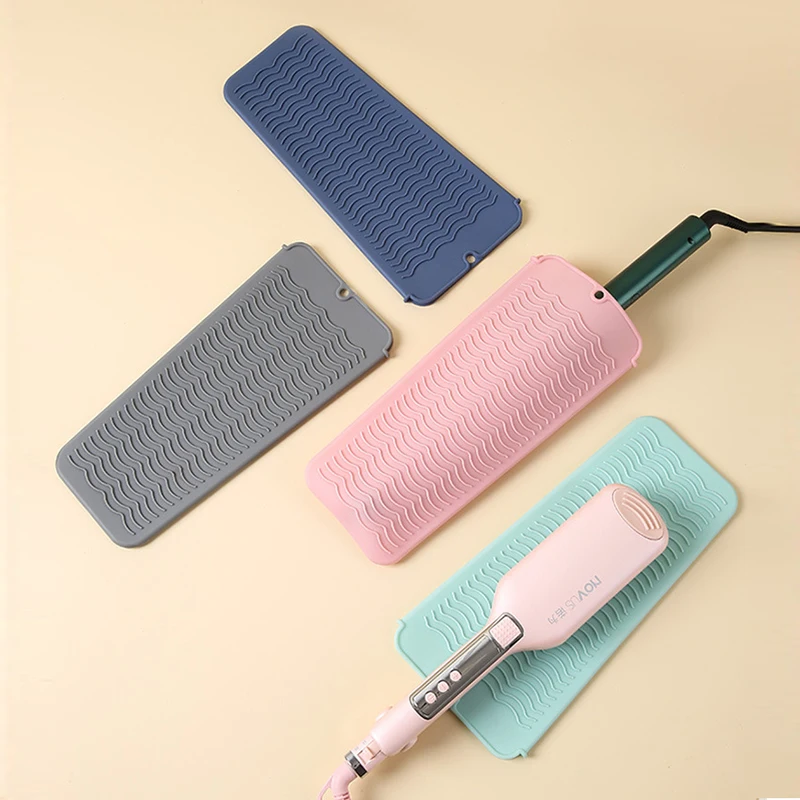 Silicone Heat Resistant Mat for Hair Straightener Multifunctional Large  Silicone - AliExpress