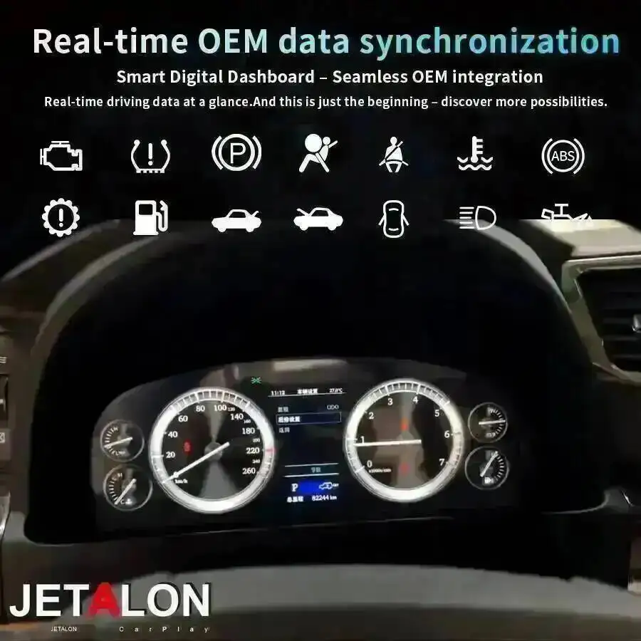 Pantalla de Instrumentos Digitales LCD de 12.3 Pulgadas para el Tablero de Instrumentos, Velocímetro, Conexión Plug and Play para Subaru Forester 2013-2018 4