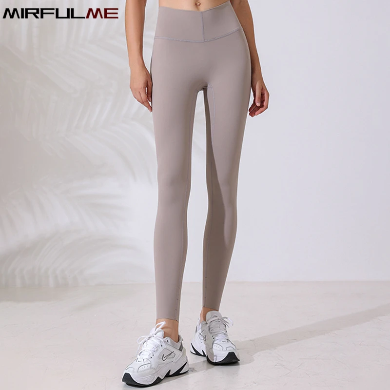 Women Sport Leggings Elastic High Waist Yoga Pant Hip-Lifting Slim Running  Trousers Cuttable Quick Dry Gym Fitness Tights Female