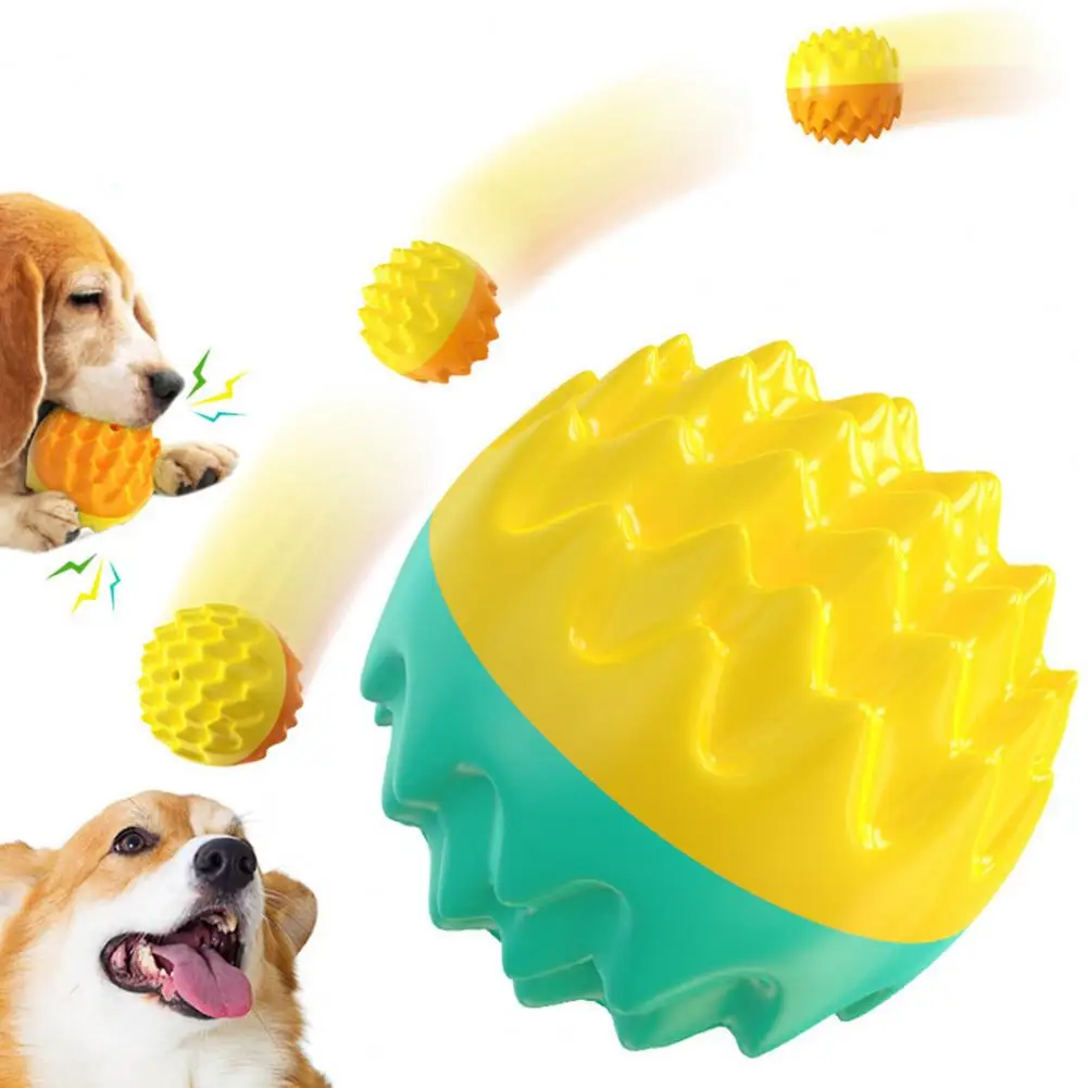 

Dog Toy High Squeaky Dog Toy Ball for Training Playing Bite-resistant Pet Molar Toy for Relieving Boredom Teeth for Dogs