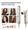 New 8 in 1 Folding Hair Dryer Multifunctional Hot Air Comb Negative ion Home Set Straight Hair Comb Hair Styling Tool 5
