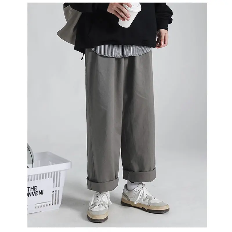 Deeptown Vintage Casual Baggy Cargo Pants Japanese Style Oversized Harajuku Wide Leg Trousers Korean Fashion Straight Summer