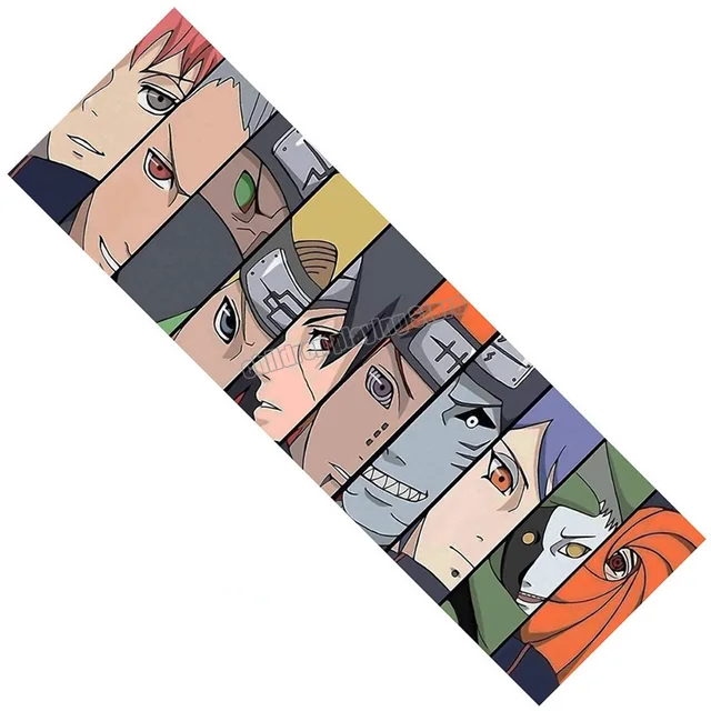 Naruto Naruto Skateboard Grip Tape for Skate Board Decks 84 X 23cm Anime Waterproof Pvc Good Friction Without Slipping Stickers 1