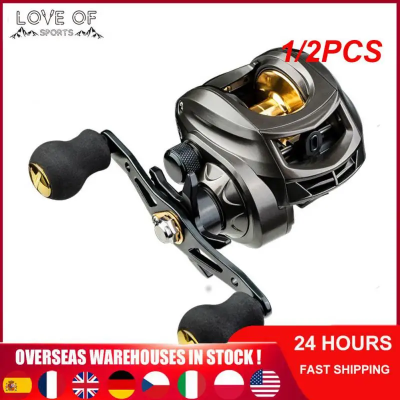 

1/2PCS RANMI AK Baitcasting Reel Saltwater Freshwater Fishing Reels 7+1BB Max Drag 8KG Light Surf Cast Reel Baitcaster Reels