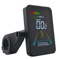F3 e-bike NFC LCD affichage compteur de couleur animé 24 V/36 V/48 V/60 V UART Scooter électrique NFC LCD compteur compteur de vitesse-ABQA 4