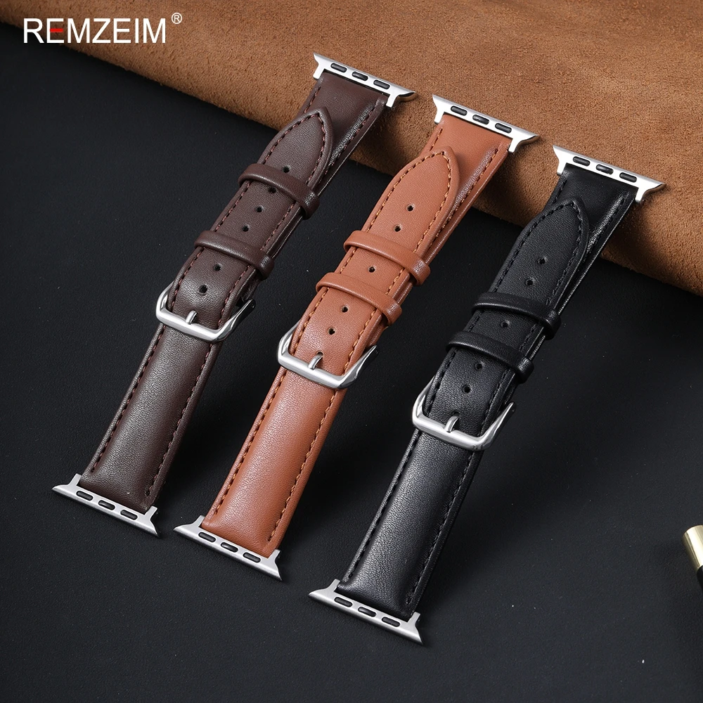 Premium Leather Watch Strap - Elegant and Versatile Sport Bracelet