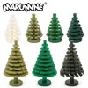 MARUMINE 30/50PCS Spruce Tree Compatible 3471 2435 MOC Building Blocks Accessories Garden Flower Plant Christmas Bricks Parts 1