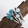 316L Stainless Steel Bracelet Bangle For Women 18k Gold Plated Waterproof Boho Women's Openable Charm Bracelets Bangles 5