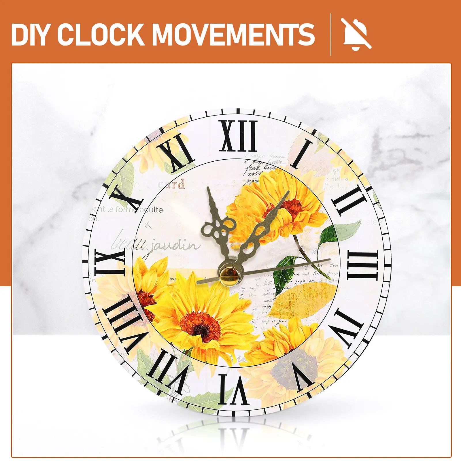 시계 메커니즘 부품 교체용 시계 무브먼트 핸즈 구성품 키트 DIY 제작용 하드웨어 (레코드용)