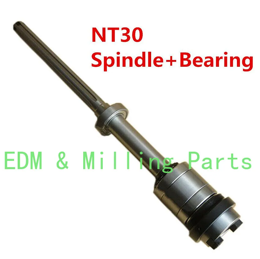 

Bridgeport Milling Machine NT30 Shaft Spindle + 6207 Bearing CNC Vertical Mill Part