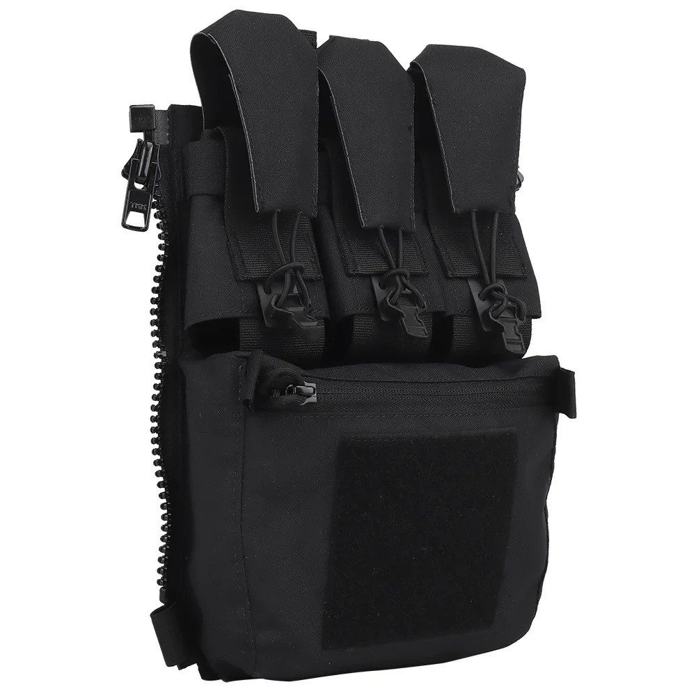 

Panel Tactical Back Banger Pouch Zip-on Multi-fit GP Pocket Retention Flap FCPC V5 Plate Carrier Assault Hunting Airsoft Vest