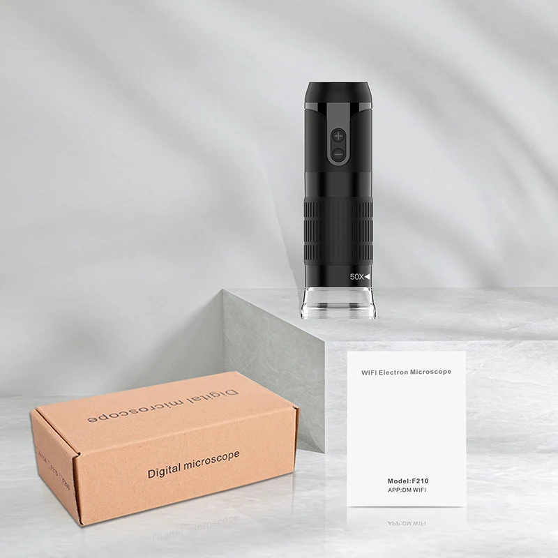 Digital Microscope Handheld Microscope Mini Microscope Pocket Microscope WiFi USB Digital Handheld Microscope 50 to 1000x Wireless Magnification Endoscope Camera with 8 LEDs for iPhone iPad Android
