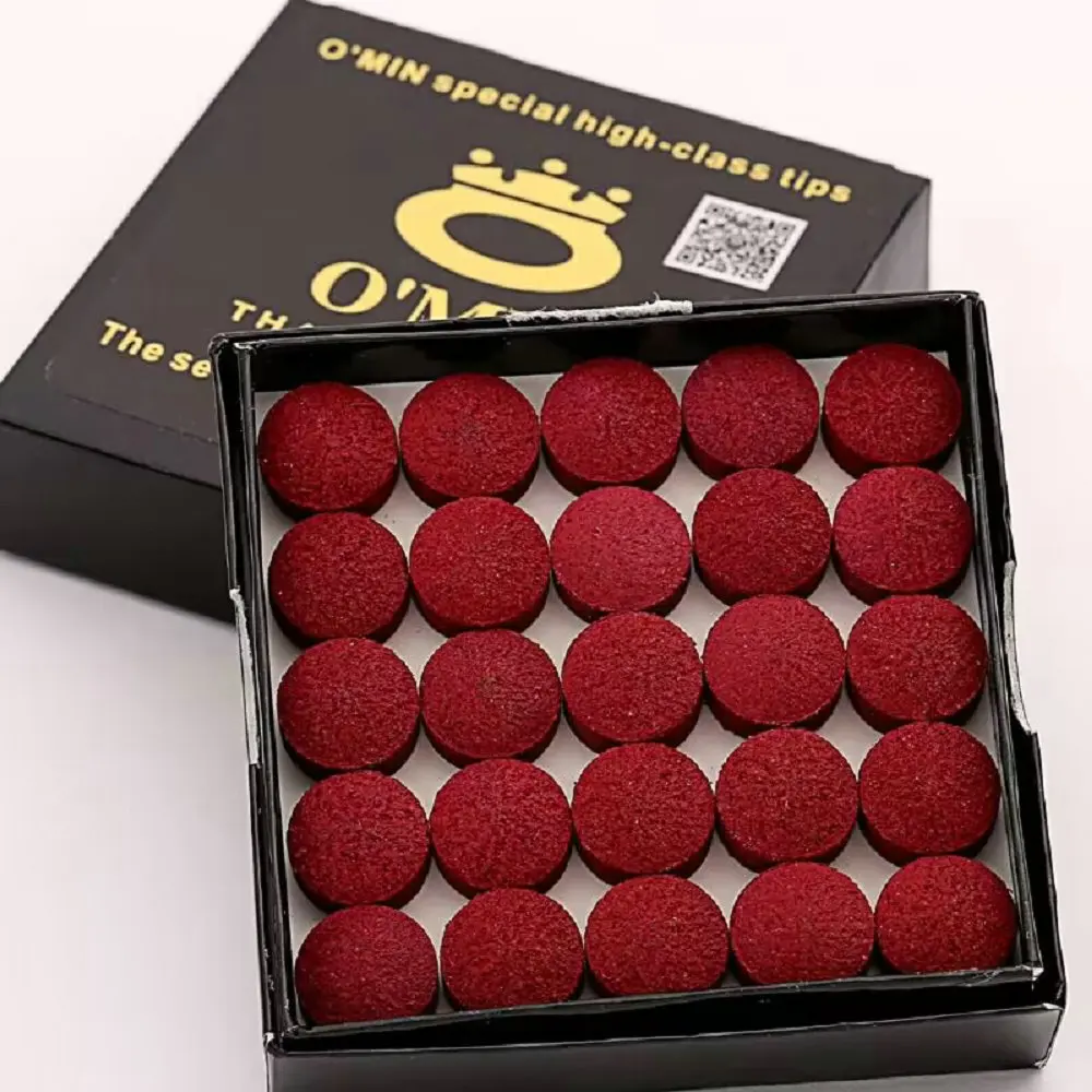 Ominオリジナル積層レザー特別高-クラシックビリヤードキュー先端10.5