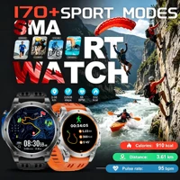 Montre connectée tactique multisports pour homme T-RX 4 Ultra avec GPS, boussole, étanchéité, appels, SpO2, suivi cardiaque 24h/24 2