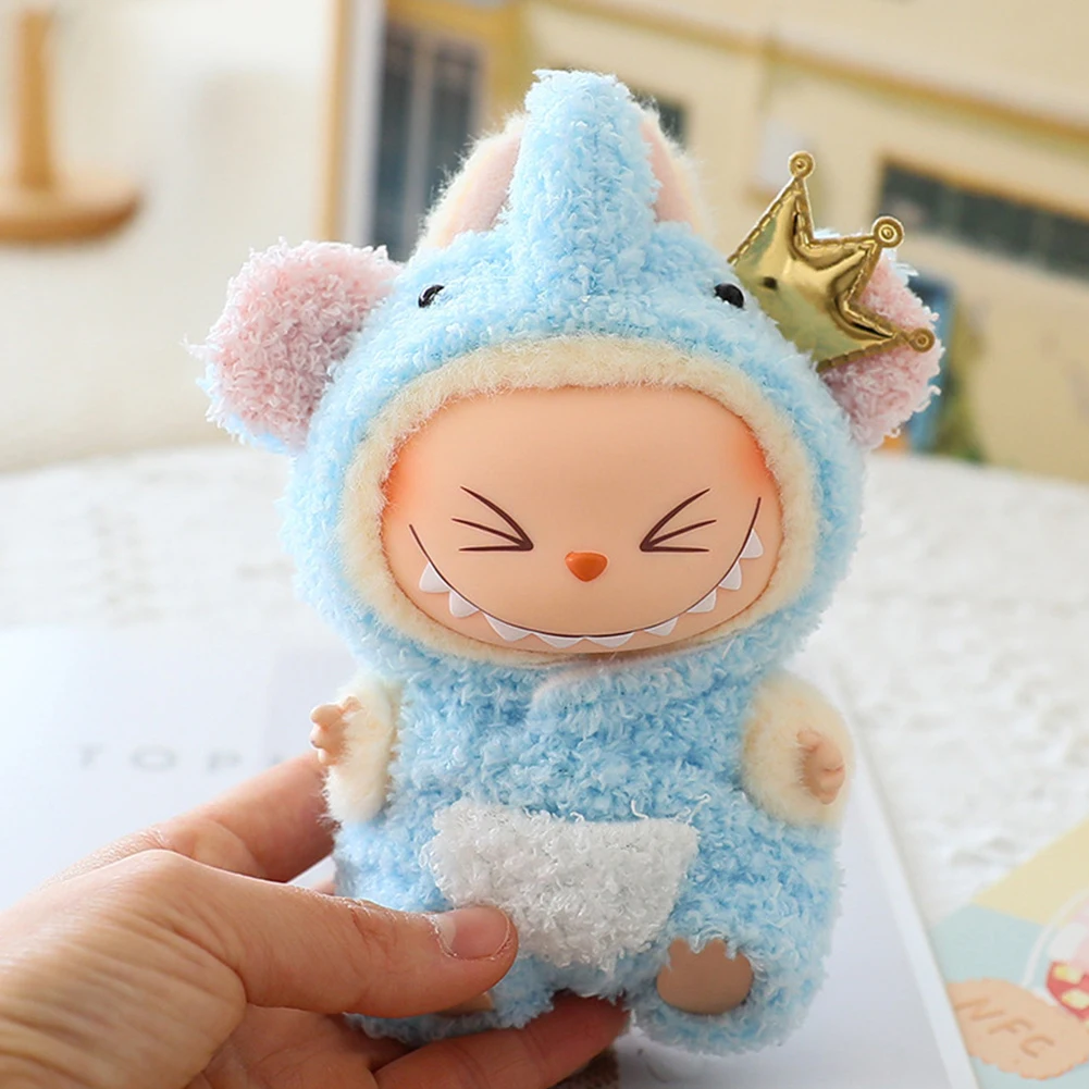 Labubus Mini Doll Clothes Outfit Hat Clothes Shoes Labubu II Doll Accessories Cultivate Sitting Party Game Toys 1PCS For 17cm doll clothes,mini doll ornaments