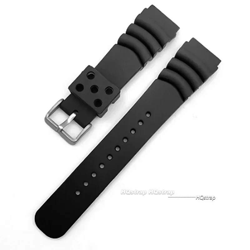 Durable Waterproof Silicone Resin Watch Band - Soft, Sporty Bracelet Accessory