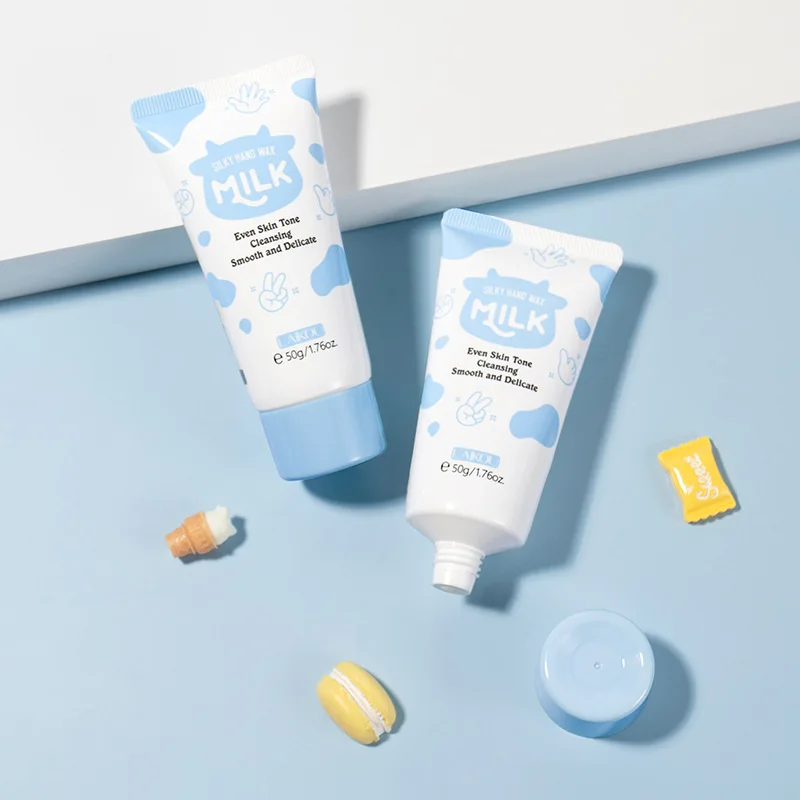 LAIKOU Milk Hand Wax Mask Moisturizing Hands Brightening Exfoliating Calluses Paraffin Bath Exfoliator Scrub Hands Peeling Masks