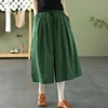 Short Pants Woman Cotton Culotte Shorts for Women Wide Skirt Comfy Outfits Flowy Harajuku Fashion To Wear Summer Wholesale Jorts