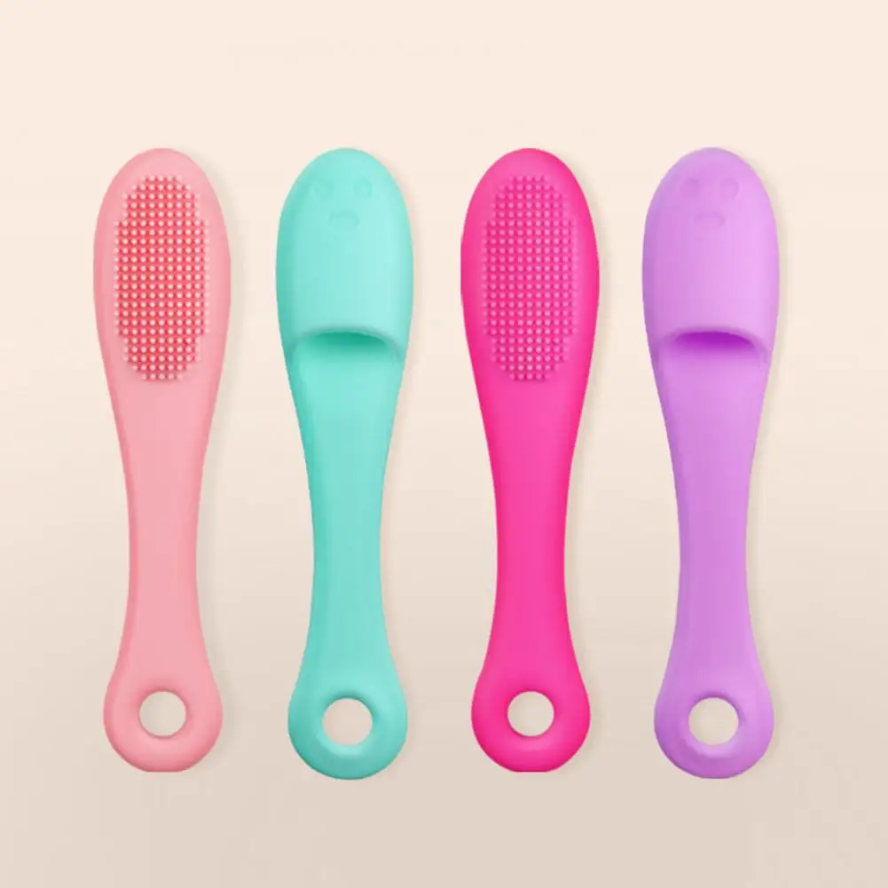 

Silicone Pet Toothbrush Long Handle Pet Finger Brush Soft Silicone Toothbrush for Dogs Cats Easy-to-use Dental Care Tool for Pet